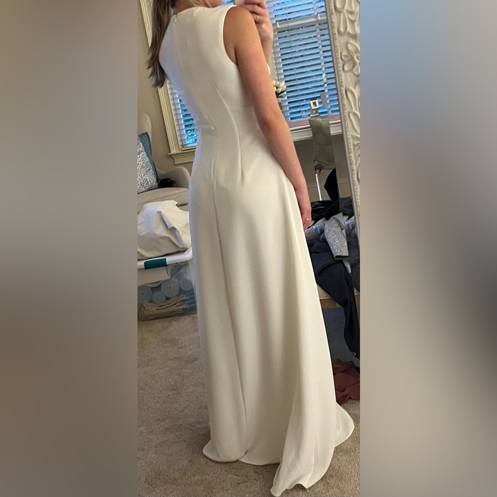 HALSTON RENÉE GOWN IN STRETCH CREPE - Picture 10 of 10